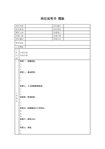 岗位说明书(52)