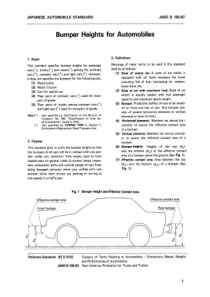 JASO B102-1987 英文版 汽车保险杠高度