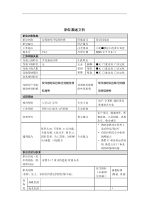 应用软件开发组经理岗位说明书