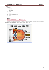 2021年全科主治医师《相关专业知识》眼科疾病0301