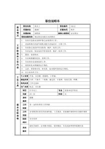 德龙钢铁-水泵工职位说明书