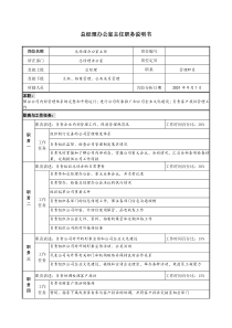 总经理办公室主任职务说明书