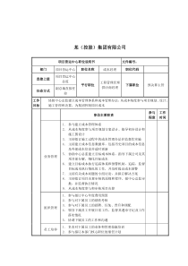 成本经理岗位说明书