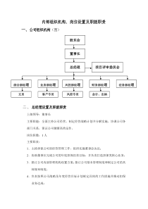 担保公司架构及职责