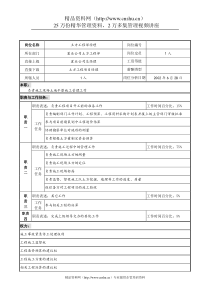 明达集团置业公司土方工程部经理职务说明书