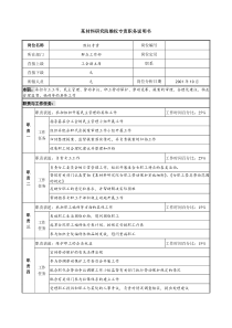 材料研究院维权专责职务说明书