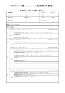 某勘测设计研究院档案管理职务说明书