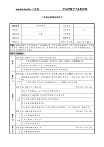 某跨国企业亚太区行政副总裁职务说明书