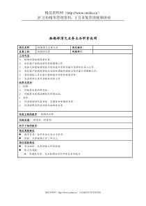 格兰特公司总经理岗位说明书(1)