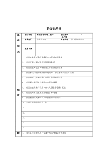 江动股份-维护员职务说明书