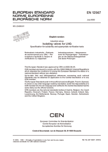 BS EN 12567-2000 工业阀门.液化天然气用隔离阀.适用性验证试验规范