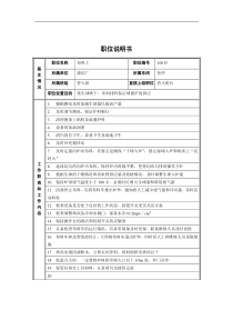 烧结厂竖炉布料工职位说明书