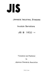 JIS B 1602-1961 R1971 ENG