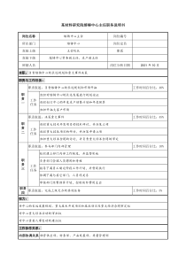 熔铸中心主任职务说明书