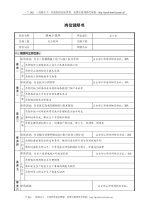 爆破工程师岗位说明书