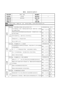 稽核、报表岗位说明书