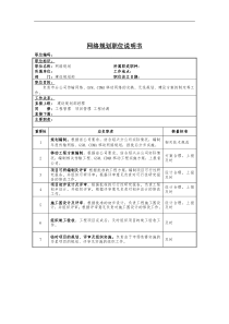 网络规划岗位说明书