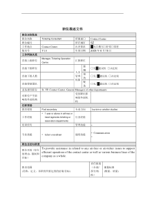 职位描述-航空票务顾问