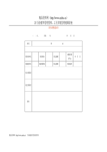 职务调整通知单