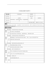 行政副总裁职务说明书