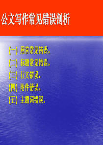 4-公文写作常见错误剖析2