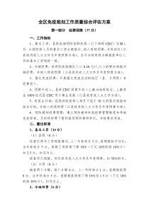 全区免疫规划工作质量综合评估方案