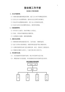 保安部工作手册