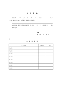 03-008会议通知