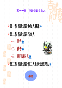 11章行政诉讼参加人