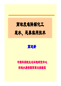 11-高浓度难降解有机工业废水处理新技术-高迎新