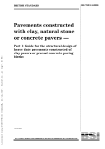 BS 7533-1-2001 用粘土、天然石或混凝土铺筑材料建造的路面.粘土铺筑材料或预制混凝土铺筑