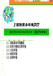 3国际商务环境