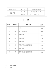 知名物业保安工作手册