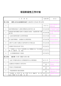 阶段性工作计划1