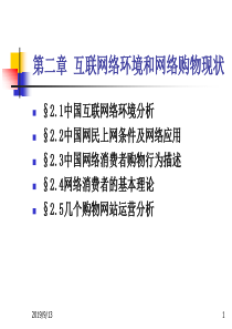 ch02互联网络环境和网络购物现状