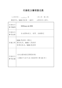 民政局行政权力编码(定稿)