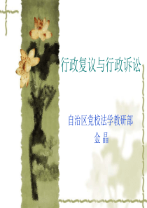 行政复议与行政诉(课新)