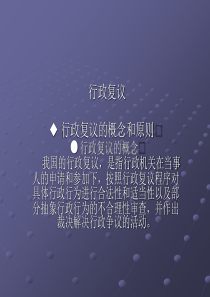 行政复议课件