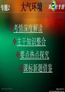 专题二 大气环境