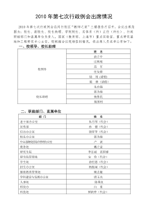 院系行政例会签到