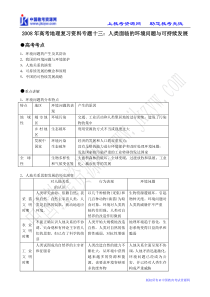 人类面临的环境问题与可持续发展