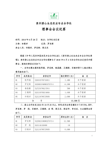 娄山合作社成员代表大会会议文件