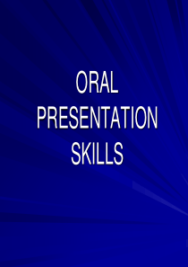 学术会议OralPresentationSkills