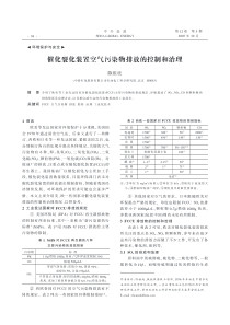 催化裂化装置空气污染物排放的控制和治理