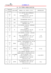 北京隆德公司水(含大气降水)和废水分析方法