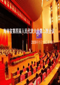 第五组作业海南省人大四届二次会议