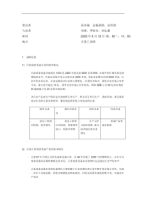 系统实施项目会议纪要