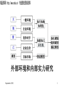 外部环境和内部实力研究