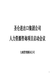 项目启动会议