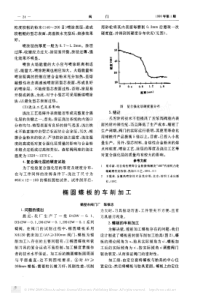 椭圆蝶板的车削加工